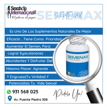 SEMENAX AUMENTA SEMENPOTENCIA Y DESARROLLO PENE SEXSHOP